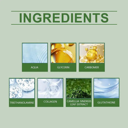 [Moisturizing Green TeaCream] Fast Absorbing Green Tea Collagen Jelly Cream