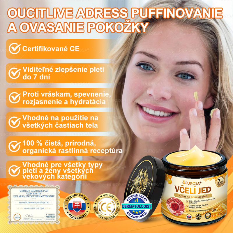 🐝PUROSA® včelí jed Krém na obnovu pokožky🔥🔥 POSLEDNÝ DEŇ 80% ZĽAVA