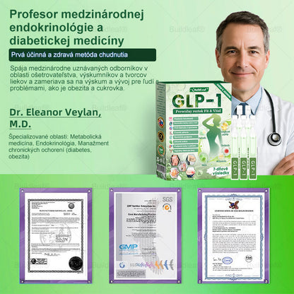 💕BuildLeaf® GLP-1 6-v-1 Fit & Vital Perorálny Roztok ✅ (Len raz denne, viditeľné zmeny už za 7 dní) Pre obezitu, kardiovaskulárne ochorenia, cukrovku, spánkové apnoe, zdravie čriev, problémy s kĺbmi a ďalšie